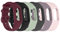 Chofit (6er-Pack Gurte kompatibel mit Garmin Vivosmart 5 Gurt, weiches Silikon Sport Armband Ersatz Armband für Vivosmart 5 Fitness Tracker (groß, 6A)