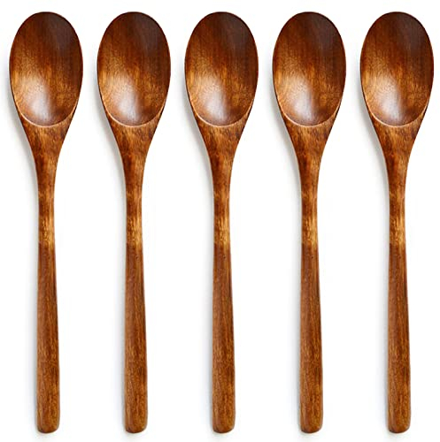 Lumeiy Cuchara de madera 5 piezas herramienta de cocina japonesa cuchara de madera