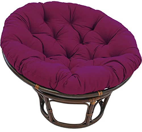 TMXKOOK Polster Fr Papasansessel, Wasserdicht Kissen Fr Gartensessel, Rundes Stuhlkissen Papasan, Papasan Ersatzpolster Fr Indoor Outdoor Garten