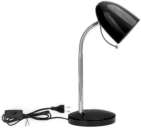 Levitantes Lámpara de mesa negra E27 sin fuente de luz, ideal para decoración y ambientación en hogares y oficinas.