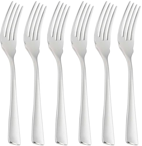 Fischgabel Edelstahl polierter Glanz 6 Stück fischgabeln
