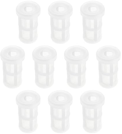 SG Store 10 filtri per pistola a spruzzo in nylon a rete 50 filtri per pistola a spruzzo ad aragosta filtri per pistola a spruzzo ad aspirazione filtro bianco