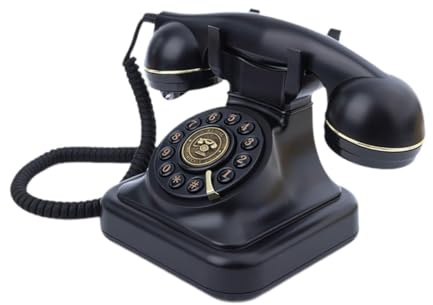 Audio Guest Book Wedding Phone Audio Guestbook Voice Message Recorder Phone for Thanksgiving, Black
