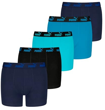 Puma Elements Puma Elements Boys Stampati Boxers 5P Amazon Bambini e Ragazzi (Pacco da 5)