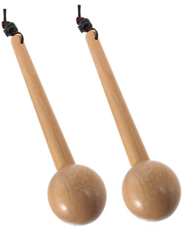INOOMP 2pcs Baseball Glove Mallet Glove Shaping Tool for Youth Softball Sliding Mitt Wooden Hammer Design