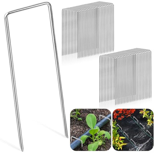 Erdanker, 50 Stück Bodenanker,150x40x3mm Erdanker Stahl verzinkt,für Die Sicherung Von Zaun, Zelten, Vordächern, Camping, Trampolin, Blumenständer