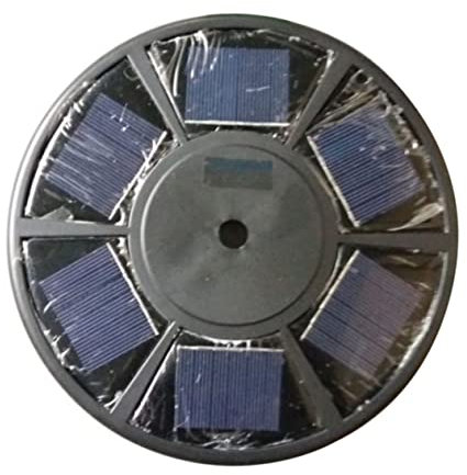 BESTonZON Led Flag Pole Light Solar-Powered Outdoor Garden Light Plastic No Wiring Required