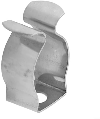 Filteilect Federklemmen, 304 Edelstahl, robust, offen, Federstahl-Clips für Werkzeuge, Besen, Bürsten, Rechen, Rohre, Garage, Aufbewahrung, Organisation, 10 Stück (12 mm)