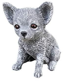stoneandstyle Steinfigur Chihuahua Hund, Frost- und Wetterfest, handgearbeitet