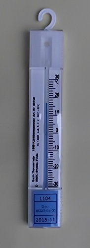 Kühlschrankthermometer und Gefrierschrankthermometer mit Zertifikat Dakks(Eichamt-staatl.Prüfbehörde) für Zertifizierung und QM,