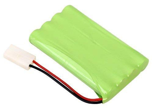 YUNIQUE GREEN-CLEAN-POWER - Batterie NI-MH Rechargeable 9.6V 2000mAh | Connecteur Tamiya pour Voiture RC, Camion, Quadricoptère | 8 Cellules AA, Vert | 100x57x15mm - 100 GR