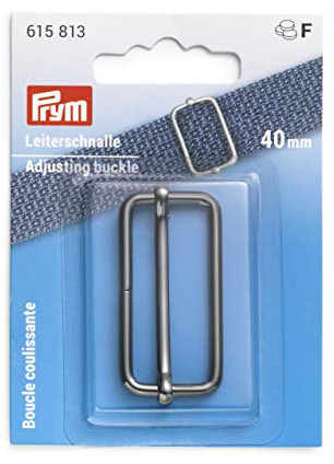 Prym 615813 40 mm gunmetal Leiterschnalle, Stahl, PRYM_615813-1