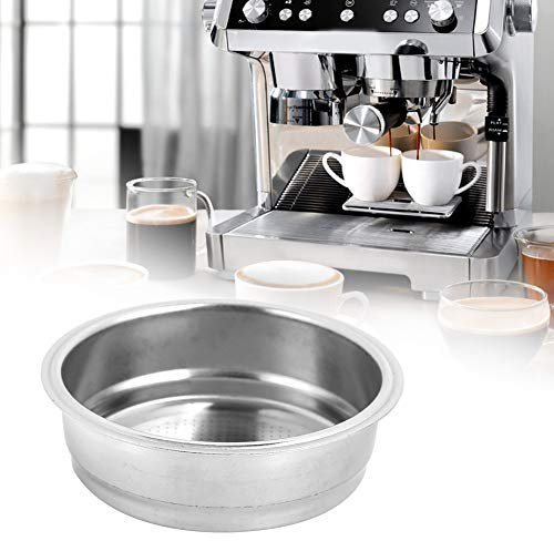 Filtres à café réutilisables, bol de crépine de filtre de Machine à café en acier inoxydable monocouche de 51 mm adapté pour pour bureau à domicile sans BPA