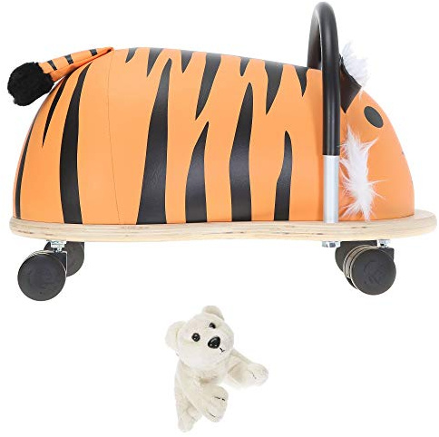 Wheelybug Rutscher Kinderfahrzeug 3+ groß 51110 Tiger +Eisbär | Rutschfahrzeug, Bürostuhlrollen Holzkorpus Indoor Rollen Kinder Oma Opa