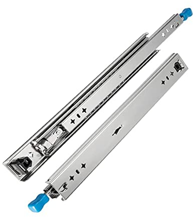 Schubladenauszüge Schwerlast Schubladenführung Vollauszug 600 800 Schienen Schubladenauszug Schubladenschienen Vollauszug Kugelführung Schwerlastauszüge Mit Schloss 1 Paar ( Size : 1350mm/54inch )