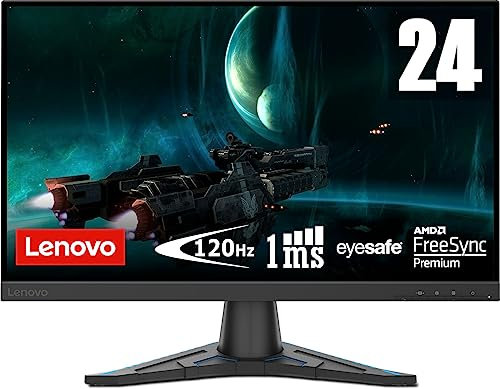 Lenovo G24e-20 24 Inch Gaming Monitor | FHD, 1080p, 100Hz, 1ms, HDMI, DP | AMD Freesync | PS, Xbox, PC screen