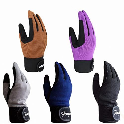 LOVMEAD Reithandschuhe Kinder Grip Reiten Handschuhe Reiterhandschuhe Mädchen Jungen 5-14 Jahre für Reitsport Reiten Fahrrad Gartenarbeit Sport Atmungsaktiv Bequem