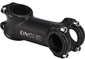 FOMTOR Attacco Manubrio 25.4 17 Gradi, 90 mm Attacco Manubrio Mountain Bike Attacco Manubrio Corto, per La Maggior Parte delle Biciclette, Bici da Strada, MTB, BMX, Ciclismo