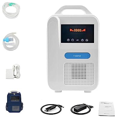 Portable Oxygen Concentrator travel with Removable Rechargeable Battery oxygen+concentrator Rechargeable Oxygen Machine with Nebulizer Function Oxygen Generator for Home and Travel Car Use