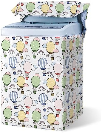 Odot Washing Machine Cover Top Load Waterproof Dustproof Washer Machine Dryer Protector Sunscreen Washer Dryer Cover for Most Top Load Washer Dryer (Nebulae,L Capacity 6.8-8kg)