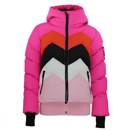 PEAK MOUNTAIN Piumino da sci ARULIS, Fucsia, S
