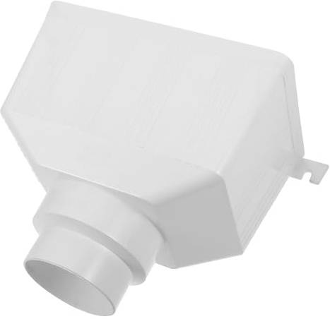 UKCOCO Fallrohr-Entwässerungsanschluss Pvc Trichter Für Regenrinne Außenbereich 10.43X8.46X6.06 Zoll Universal Regenwasser Ableiter Abflussrohr Anschluss