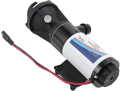 Pompa per Rifiuti Portatile per con Cavo di Collegamento, Pompa per Trituratore Portatile per Rifiuti da 12 V per Liquami, Pompa per Maceratore per a 4 Pale Ad Alta Sicurezza e