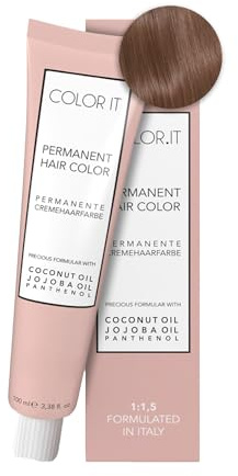 COLOR.IT by BM - Permanente Haarfarbe in Salonqualität, 100ml (6.31 Dunkelblond Gold Asch, 1er Pack)