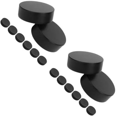 OHPHCALL 2 Sets Schaumstoff-Eishockey Robust Schwarz Für Training Und Offizielles Training Hochverschleißfest Offizielle Größe 8 Stück X 2
