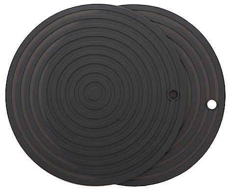 Hohopeti 2stücke Katzen-tischset Aus Elastischem Material Hitzebeständige Matte Als Pod-pad Und Futternapf-untersetzer rutschfest Wärmeisolierend Für Küche Und Katzentoilette