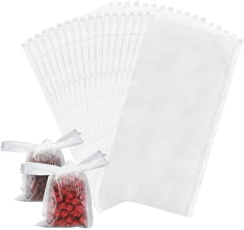Aramanara Lot de 500 sacs de pêche à la carpe en PVA, 7 x 14 cm, solubles dans l'eau | Accessoires de pêche à la carpe, sacs de pêche à la carpe solides en maille PVA pour dissoudre les appâts de poisson