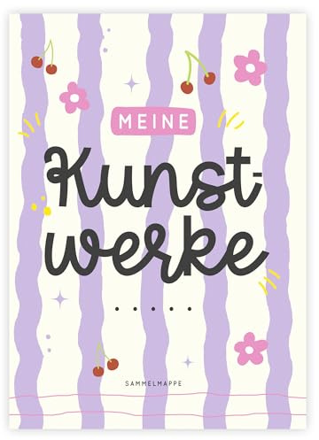 Zeichenmappe Kinder, Sammelmappe, Meine Kunstwerke, Kindergarten und Schule, DIN A4