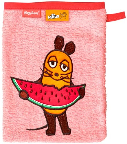 Kinder Baby Frottee-Waschhandschuh, Waschlappen DIE MAUS