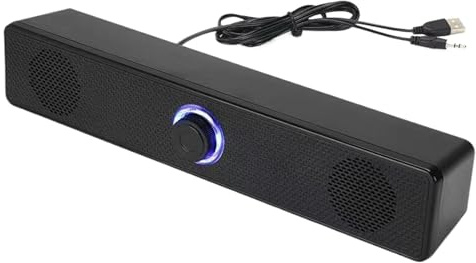 Barra De Sonido Inalámbrica Reproductor De Audio para Escritorio | Altavoz Inalámbrico Para Escritorio Para Aficionados Al Deporte Jugadores Apartamento Home Theater Sala De Estar Dormitorio