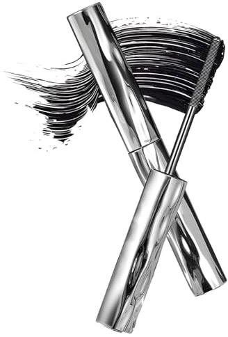 2025 Neu Metal Mascara, 3D Curling Eyelash Iron, Tubing Mascara Iron Eye Mas cara mit Metallbürste Volumengebende Wimperntusche Wasserfest Schwarz Schnell Trocknend und Wischfest (1PC)