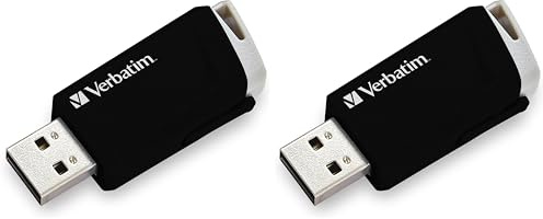 VERBATIM Chiavetta USB Store 'n' Click I USB 3.2 Gen 1 I 32GB I Memoria USB con meccanismo di chiusura I Pennetta USB-3 I Memoria esterna per Laptop Notebook ecc. I fino a 5 Gbit/s I nera