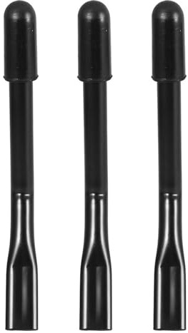 COMPUKAS Wheelchair Extension Handles Black 3pcs Iron Brake Lever Extensions with Comfortable Grip Design and Easy Brake Control Curved Accessories for Transport Chair and Wheelchair