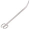 Faneli 25 cm Edelstahl Gebogene Spitze Schere Aquarium Tank, Edelstahl Aquarium Tank Wasserpflanze Zange Schere Werkzeug für Aquarium Pflanzen, Silber