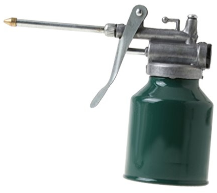 Almencla Professional Auto Hochdruckpumpe Ölkanne mit Metallgewehr, 250ml, ca. 160 x 120 x 60mm