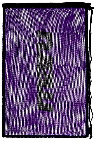 MARU Mesh Bag for Swimming Equipment (Purple) – Lightweight Mesh Swimming Bag for Wet Gear – Breathable, Quick-Dry Design with Drawstring Closure – Ideal for Pool Training & Swim Sessions