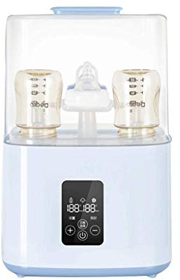 MRWJ Stérilisateur de Bouteille et sécheuse pour bébé, stérilisateur à Vapeur électrique Multifonctionnel 5 en 1 avec Mise Hors Tension Automatique, écran LCD numérique, sécher, Chauffer Les Aliments