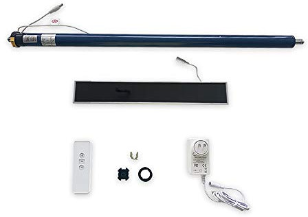 Olide Smart Electric Curtain RollerTubular Motor Kit (with adapter +solar panel charger)