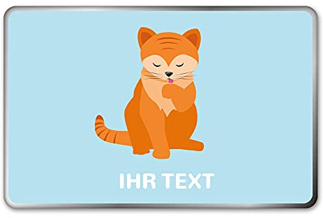 Keksdose Kinder personalisiert, Metall eckig 20x13x5 cm, Tiermotiv | Personalisierte Keksdose mit Tiermotiv und Wunschname – Geschenkdose zu Einschulung, Geburtstag und Plätzchenzeit