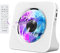 Gueray Lettore CD Portatile con Montaggio a Parete Lettori CD Bluetooth da tavolo per la Casa Altoparlanti HiFi Doppi Integrati Jack AUX e cuffie, Radio FM Boombox con telecomando Porta USB