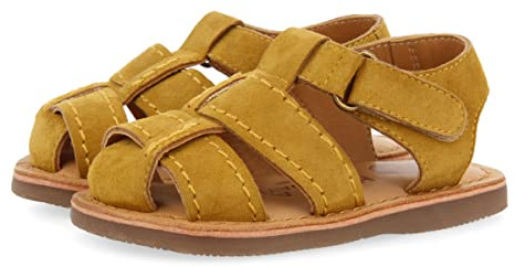 GIOSEPPO Cabixi Children's Fuchsia Leather Sandals, lemon tree, 6.5 UK Child