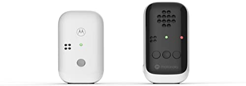 Motorola Nursery – PIP10 kabelloses DECT-Babyphone, hochempfindliches Mikrofon, Ton- und Außer-Reichweite-Warnung, Lautstärkeregelung, tragbare Elterneinheit