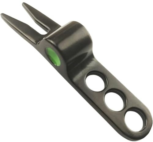 Fituenly Golf Ball Mark Training Aids Multifunktionale Golf Pitch Mark Golf Divot Reparatur Werkzeug Golf Gabel Zinken Pitch