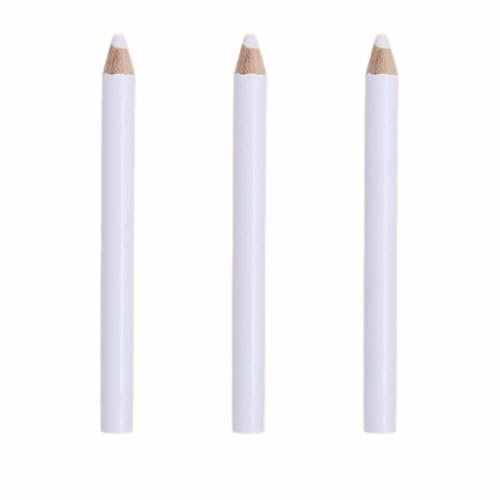 3 Pieces White Nail Pencil, 2-In-1 Nail Whitening Pencils, Art Manicure Pen, White Pencil, For Manicure, Mobile Phone Case, Accessories And Other Occasions