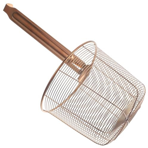 Gatuida Scolapasta in Acciaio Con Manico Cestello Per Pasta e Noodles Scolapasta Da Cucina Con Design Rete Fine Per Filtrare Acqua Riutilizzabile e Facile Da Pulire