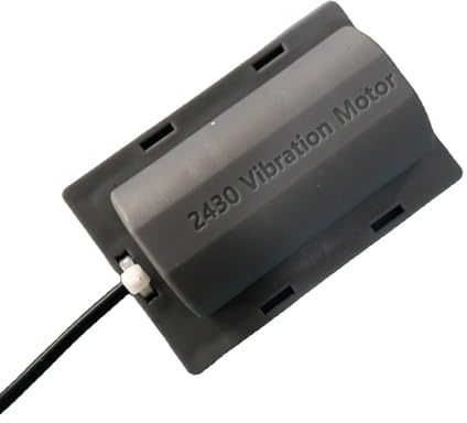 Qsvbeeqj Cojín para silla de 12 V, motor de vibración, repuesto pequeño masajeador vibratorio, ranas de motor vibratorias que reproducen vibraciones.